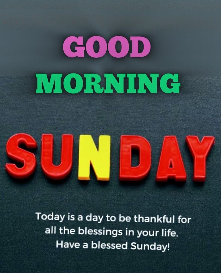 Good Morning Sunday Images