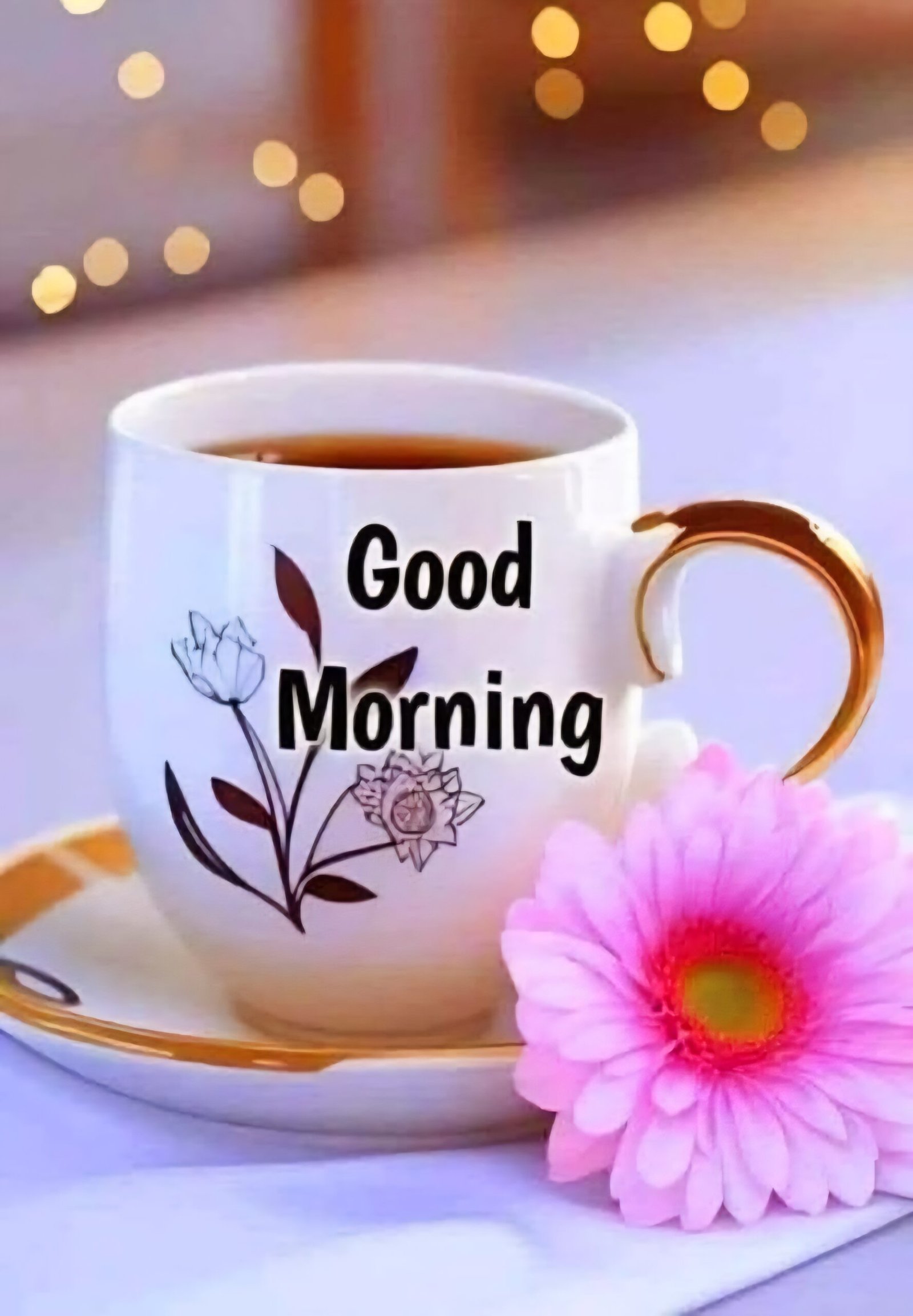 Good morning tea images for whatsapp