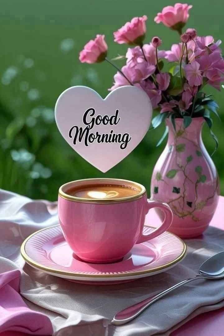 Good Morning Tea Love Photo