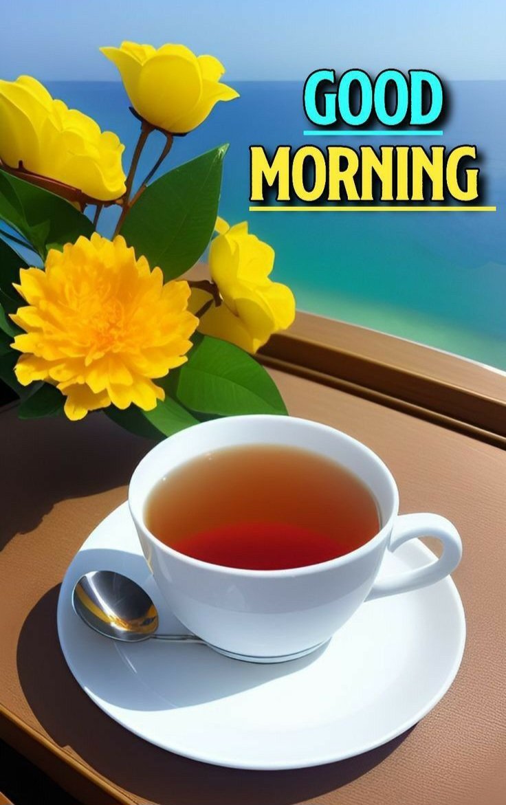 Good Morning Tea Love Photo