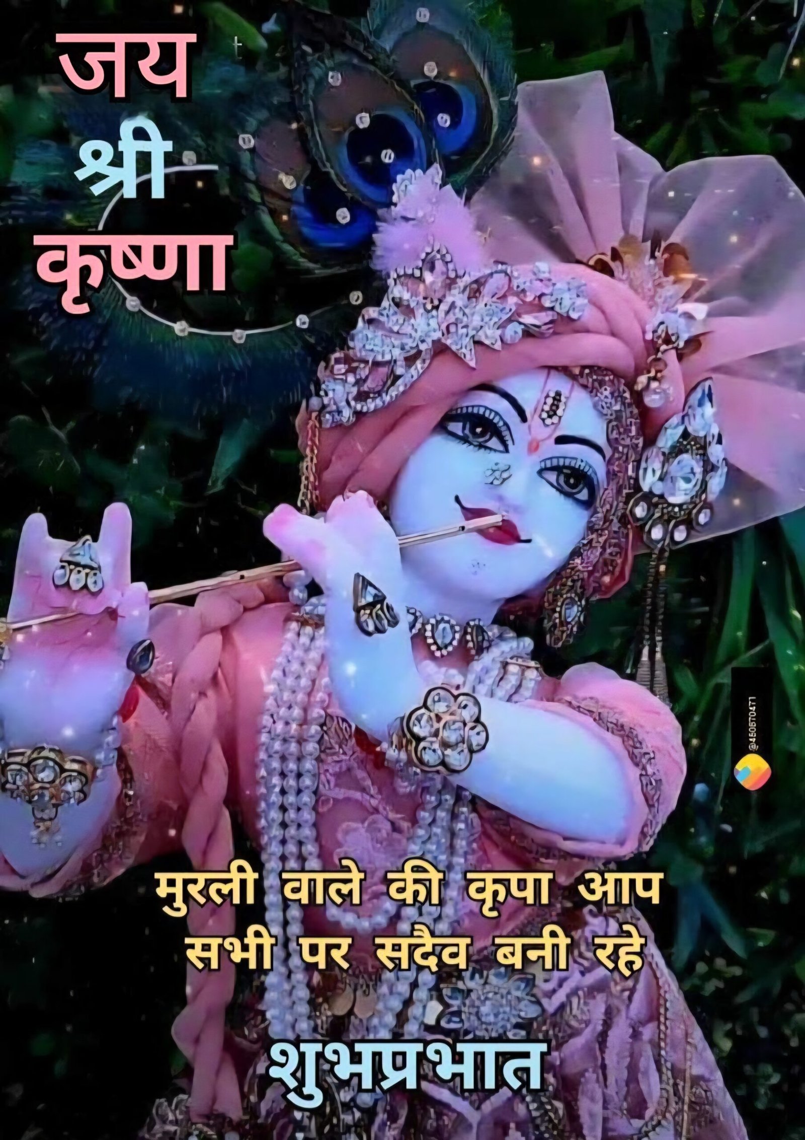 जय श्री कृष्णा राधे राधे गुड मॉर्निंग फोटो