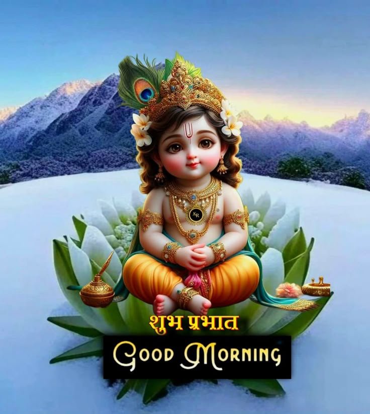 Radhe Radhe Good Morning Images for whatsapp