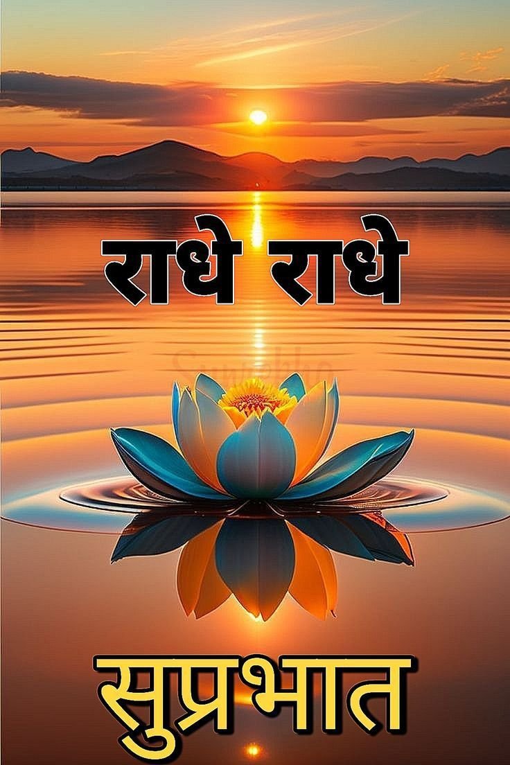 गुड मॉर्निंग राधे राधे फोटो