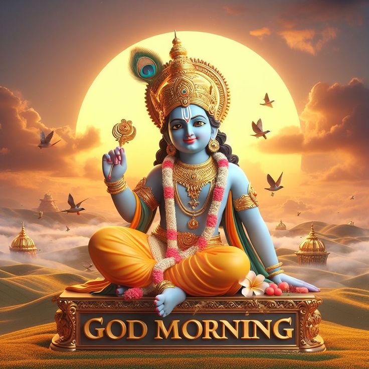 गुड मॉर्निंग राधे राधे फोटो