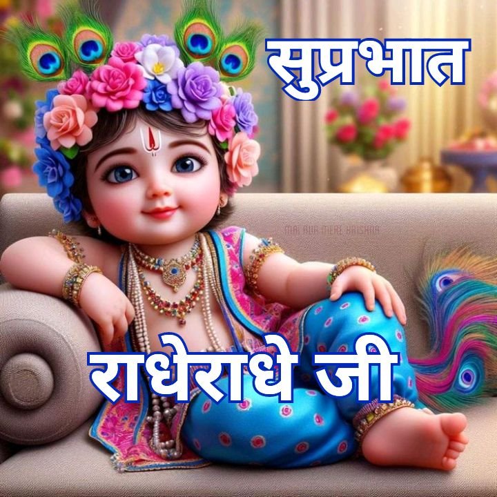 गुड मॉर्निंग राधे राधे फोटो