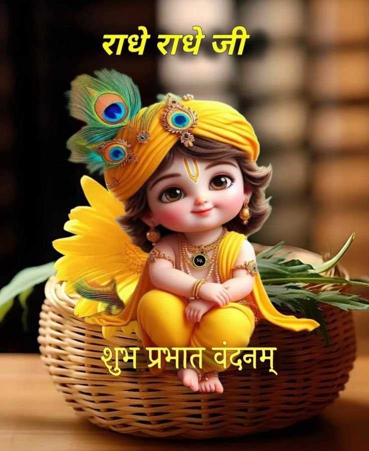 Radhe Radhe Good Morning Images