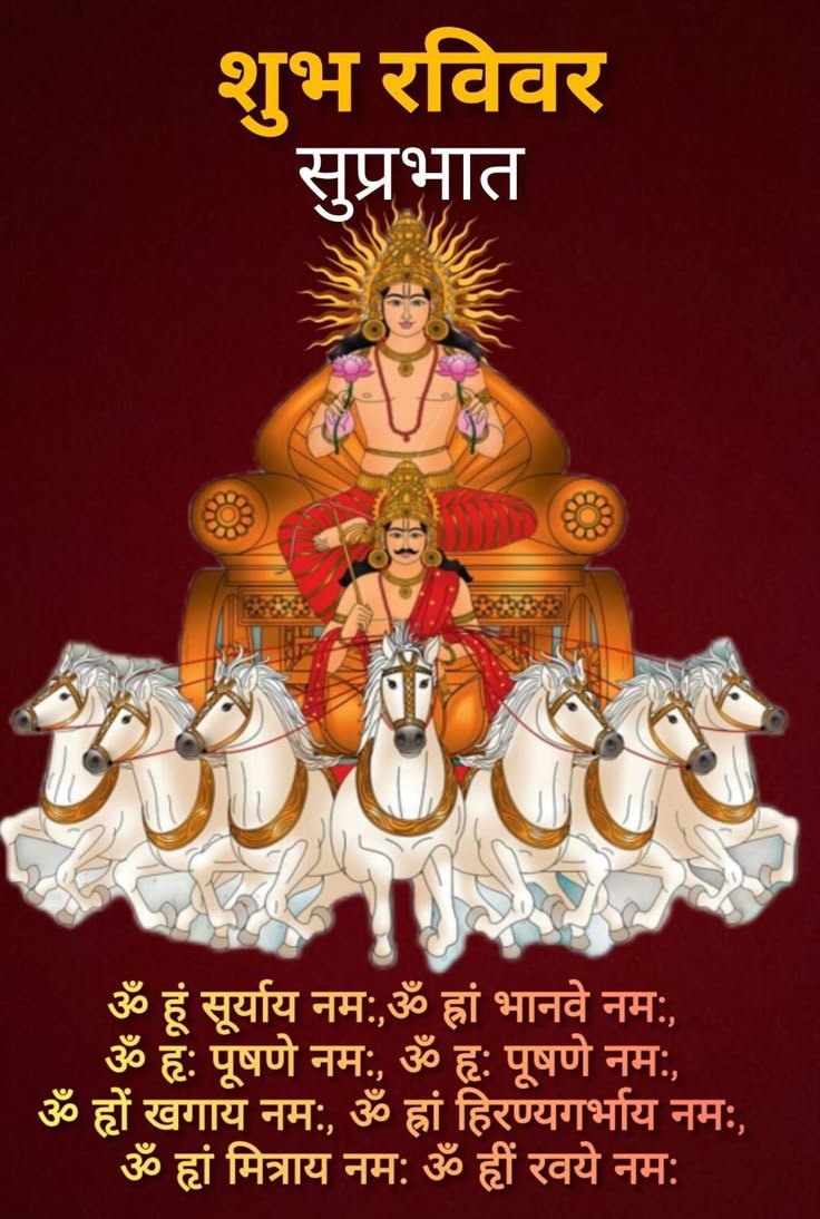 Subh Ravivar Good Morning Images