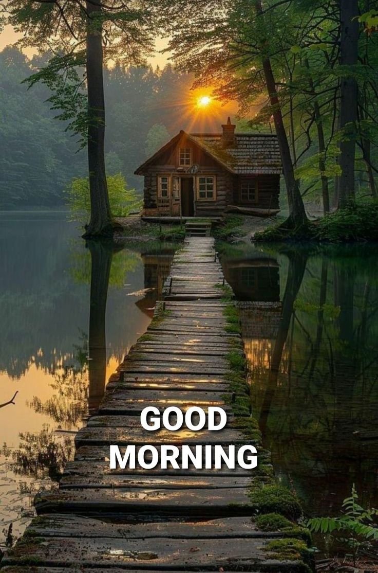 Beautiful village good morning nature images