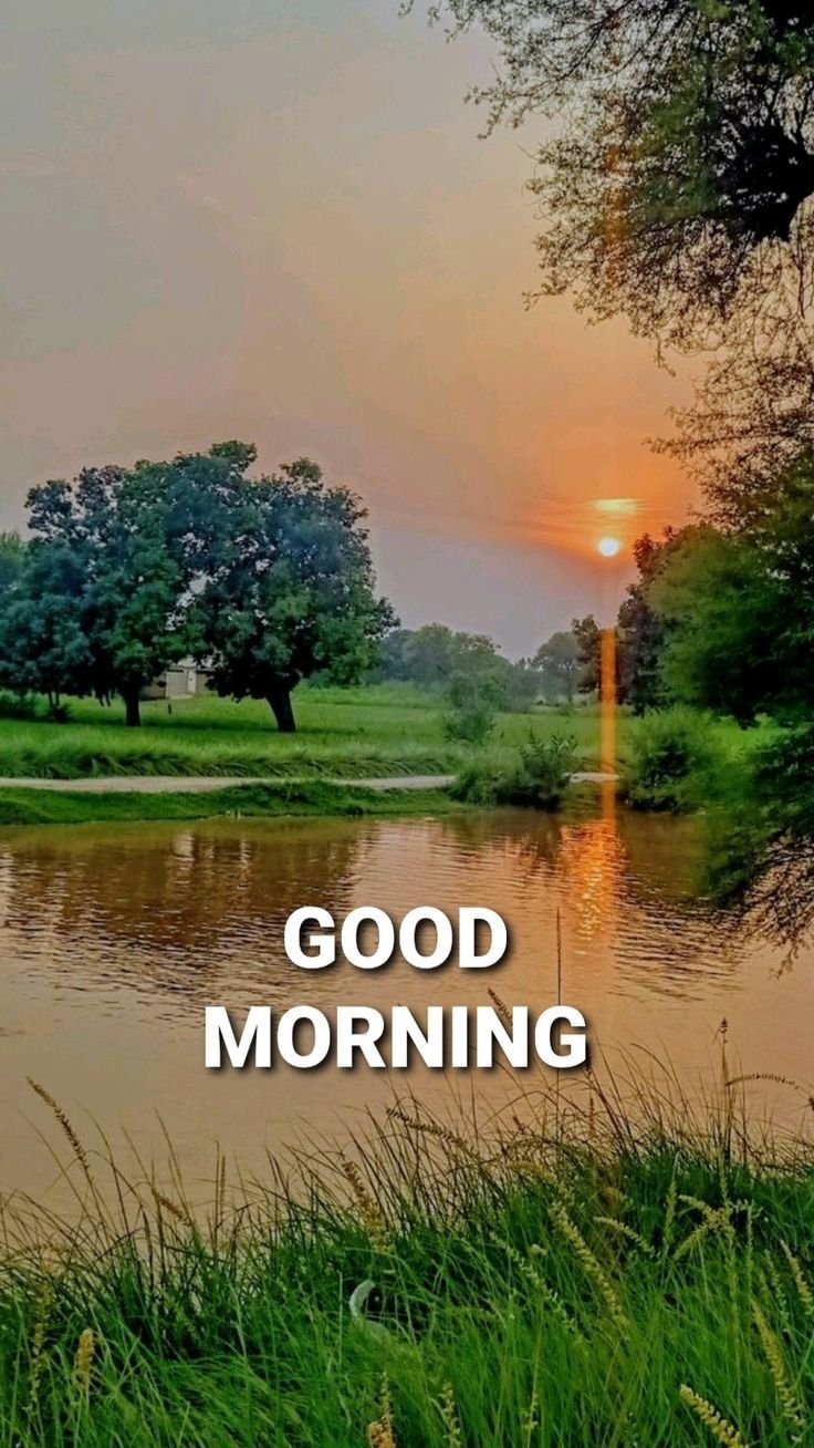 Beautiful village good morning nature images