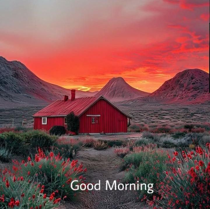 Village good morning nature images