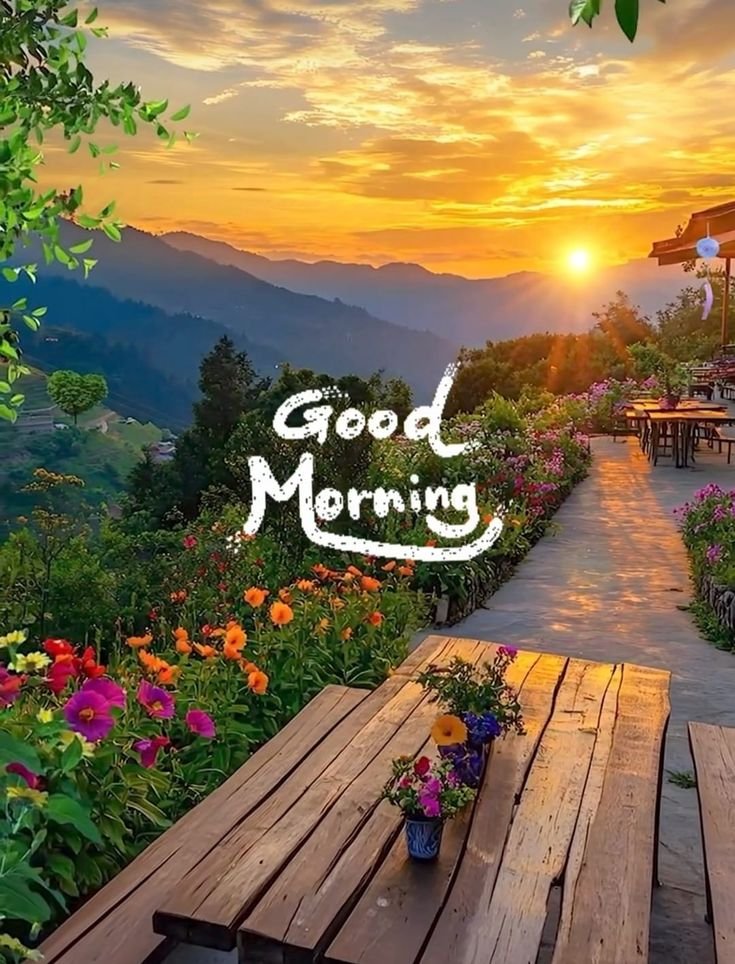 Indian village good morning nature images