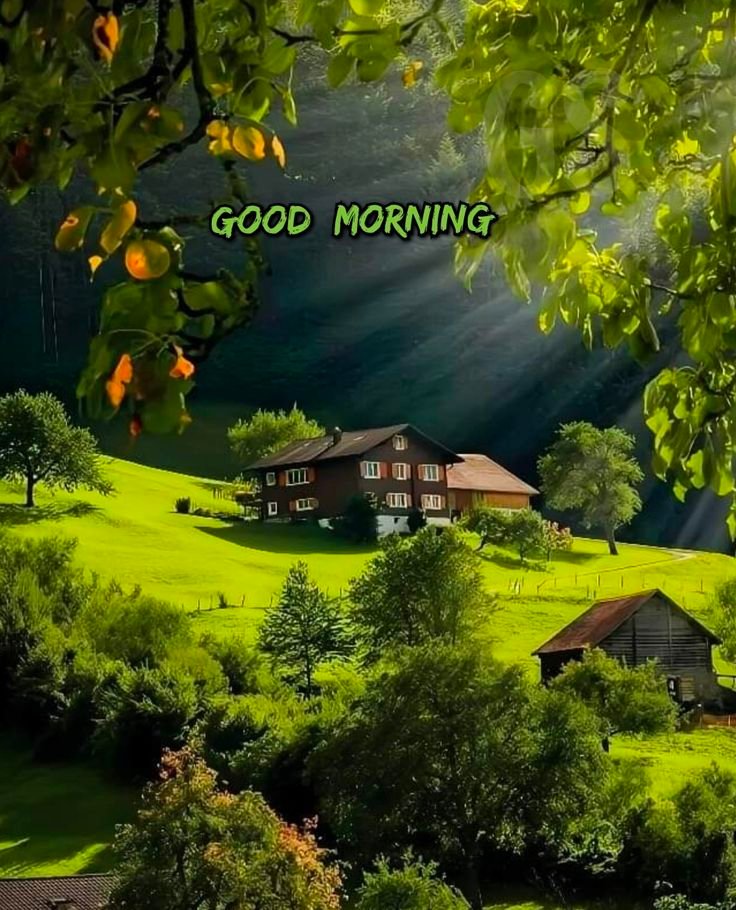 Indian village good morning nature images